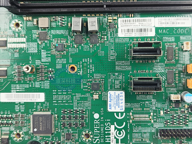 超微 H11DSI AMD霄龙EPYC7001 7002 IPFS服务器主板台式主机可DIY-图1