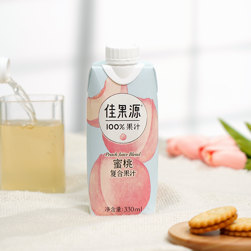 佳果源佳农泰国原装进口100%NFC椰子水果汁330ml*6瓶橙苹果汁饮料 - 图3