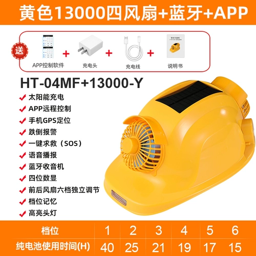 Охлаждающий вентилятор на солнечной энергии, универсальный шлем, bluetooth, защита от солнца