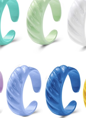 跨境外贸欧美风走创意夸张个性时尚韩之尚创意可爱糖果彩色彩喷