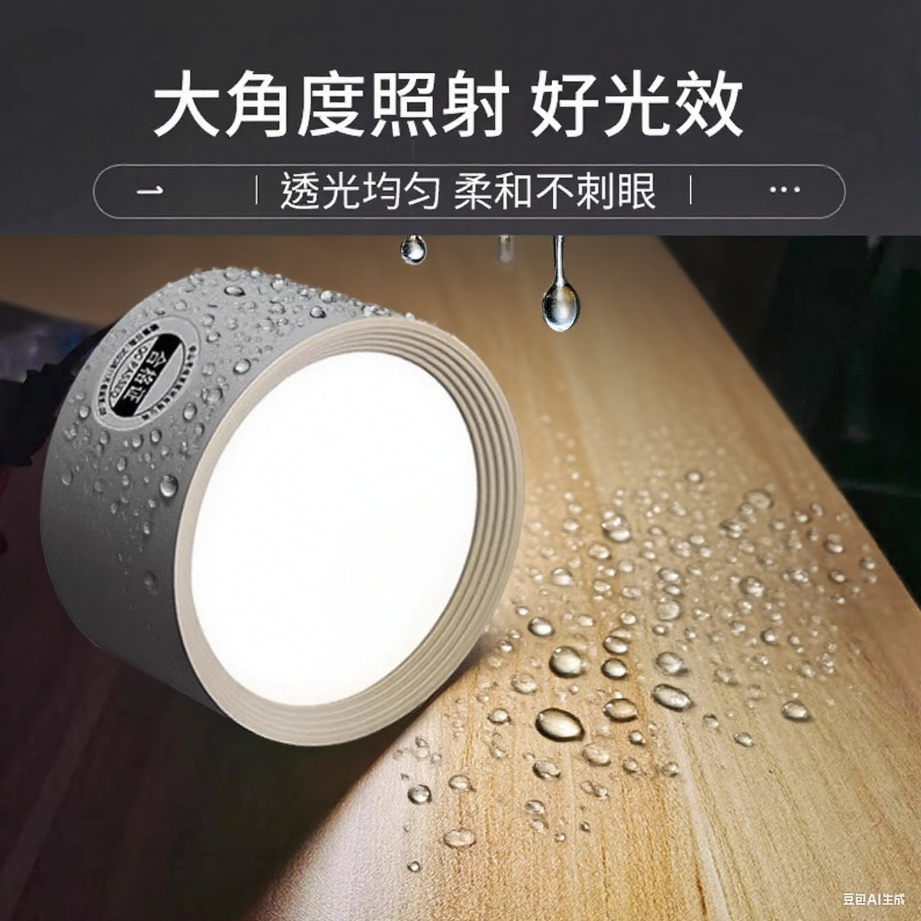 明装防水筒灯户外屋檐三防吸顶灯led门头雨棚室外顶灯阳台浴室灯 - 图1