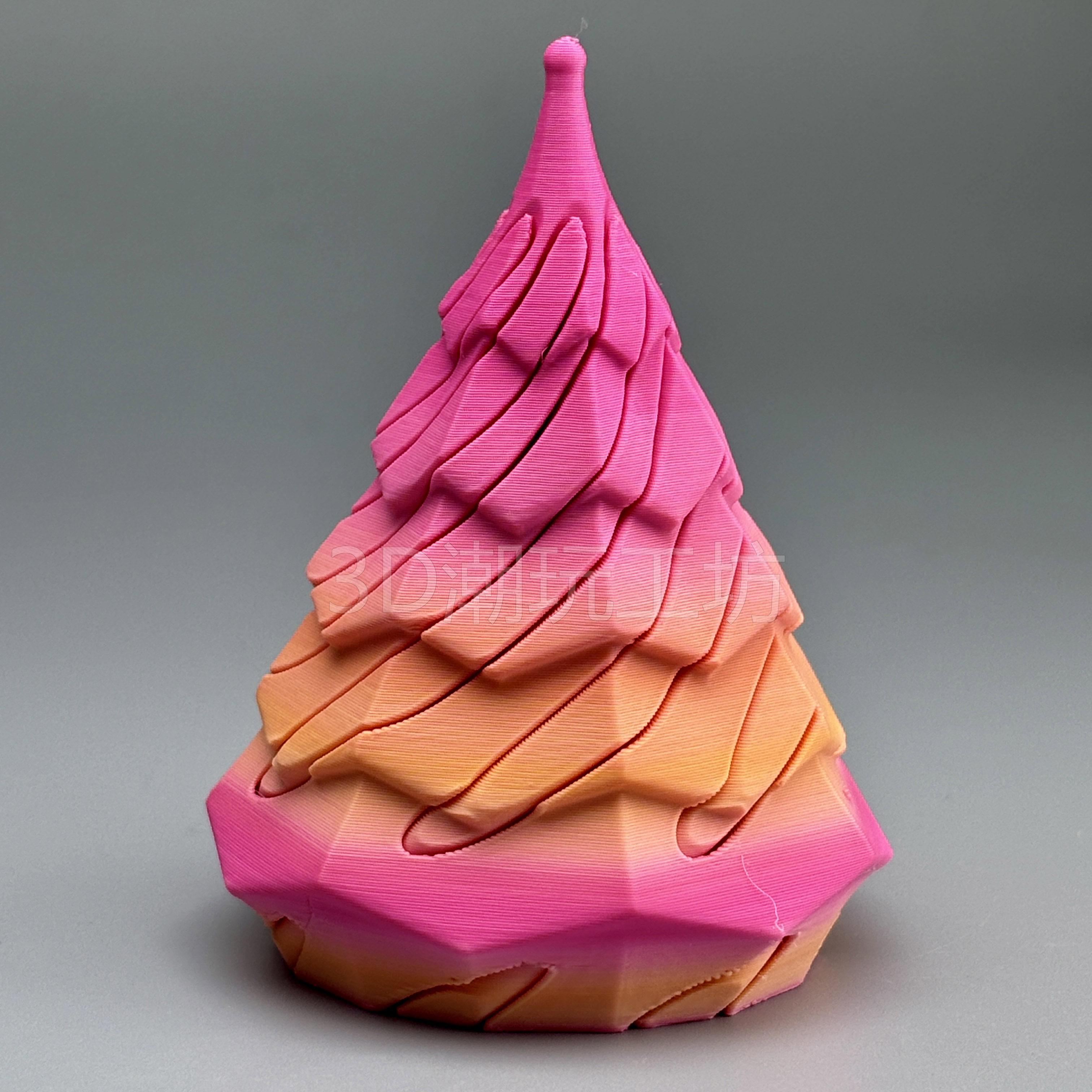 3D打印圣诞树螺旋推推乐旋转乐解压室内摆件节日礼物儿童玩具,淘宝优惠券,粉丝福利购,淘宝优惠卷