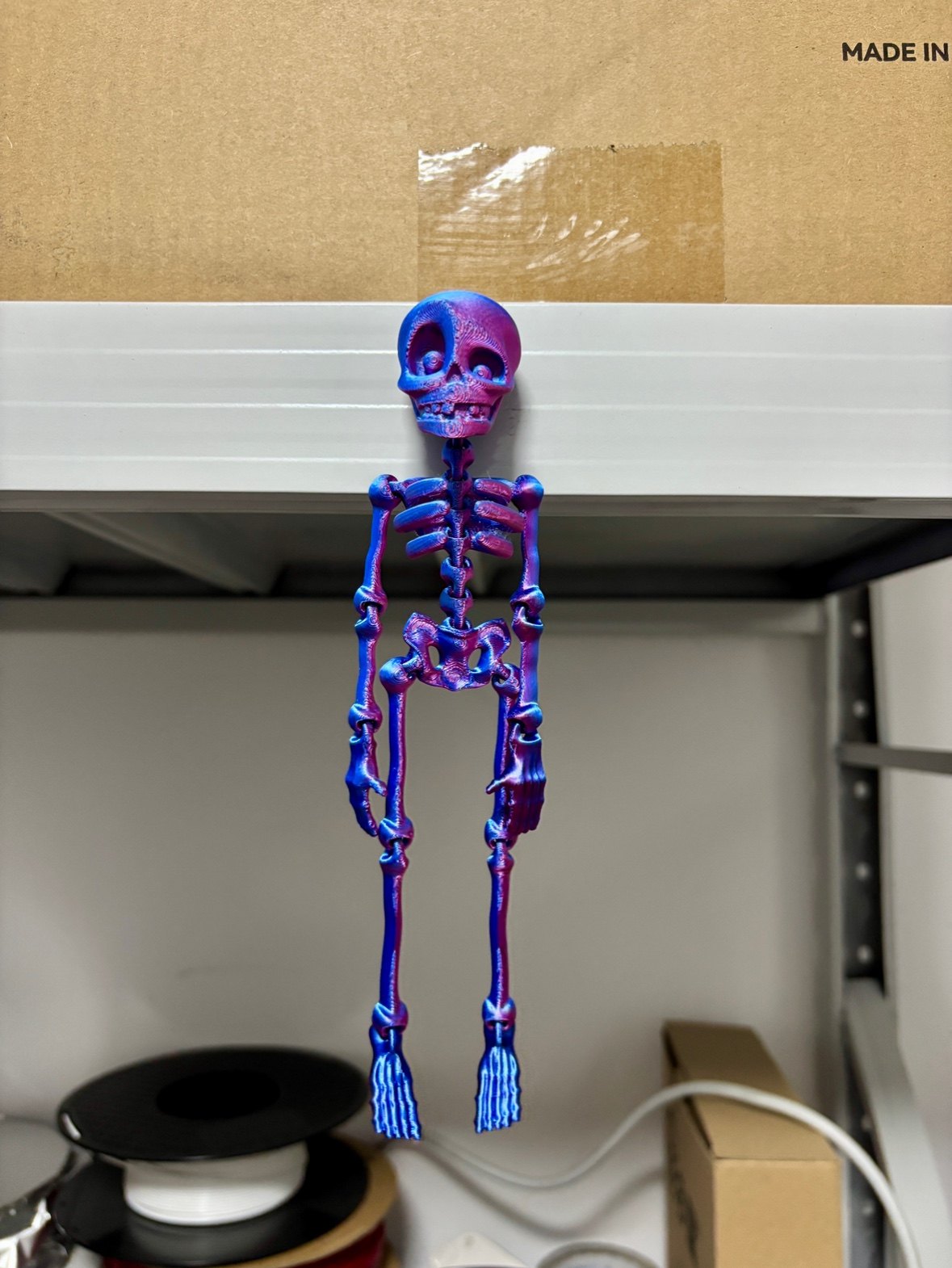 3D打印骷髅人关节可动万圣节搞怪玩具磁铁冰箱贴创意万圣节潮玩,淘宝优惠券,粉丝福利购,淘宝优惠卷