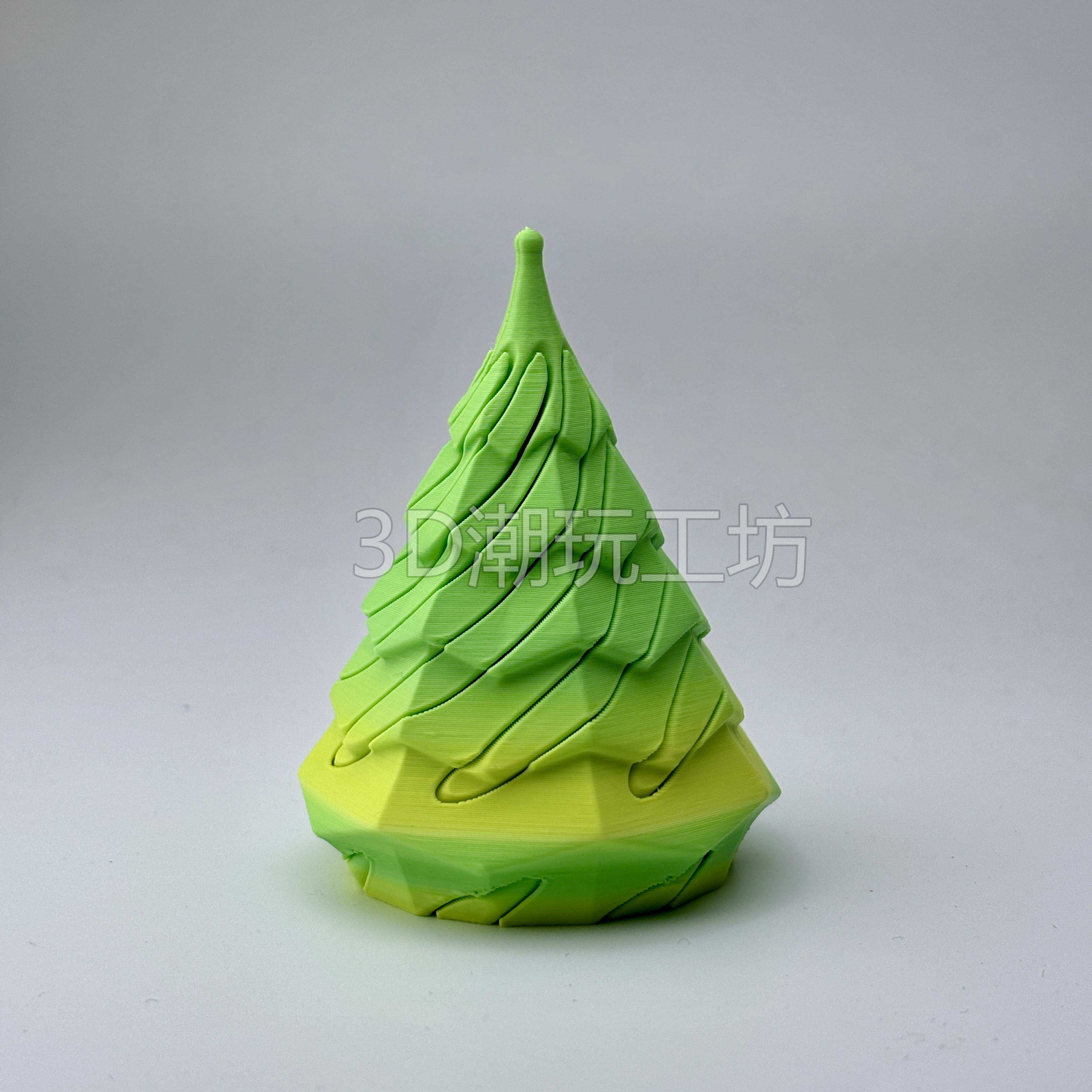 3D打印圣诞树螺旋推推乐旋转乐解压室内摆件节日礼物儿童玩具,淘宝优惠券,粉丝福利购,淘宝优惠卷