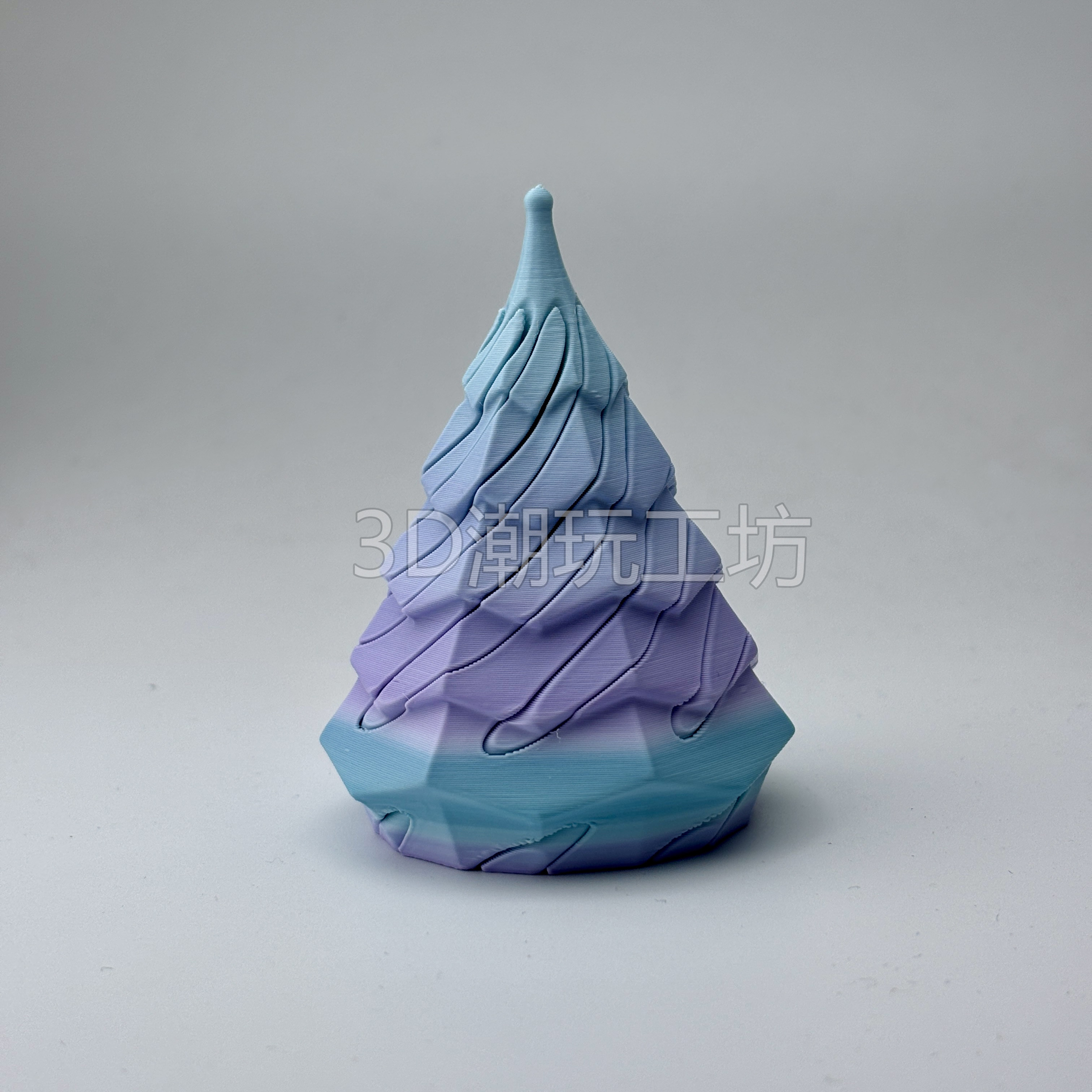 3D打印圣诞树螺旋推推乐旋转乐解压室内摆件节日礼物儿童玩具,淘宝优惠券,粉丝福利购,淘宝优惠卷