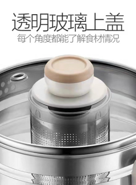 适配小熊养生壶配件C18Z2/C18Z5/D20T5玻璃壶体壶身盖不锈钢滤网