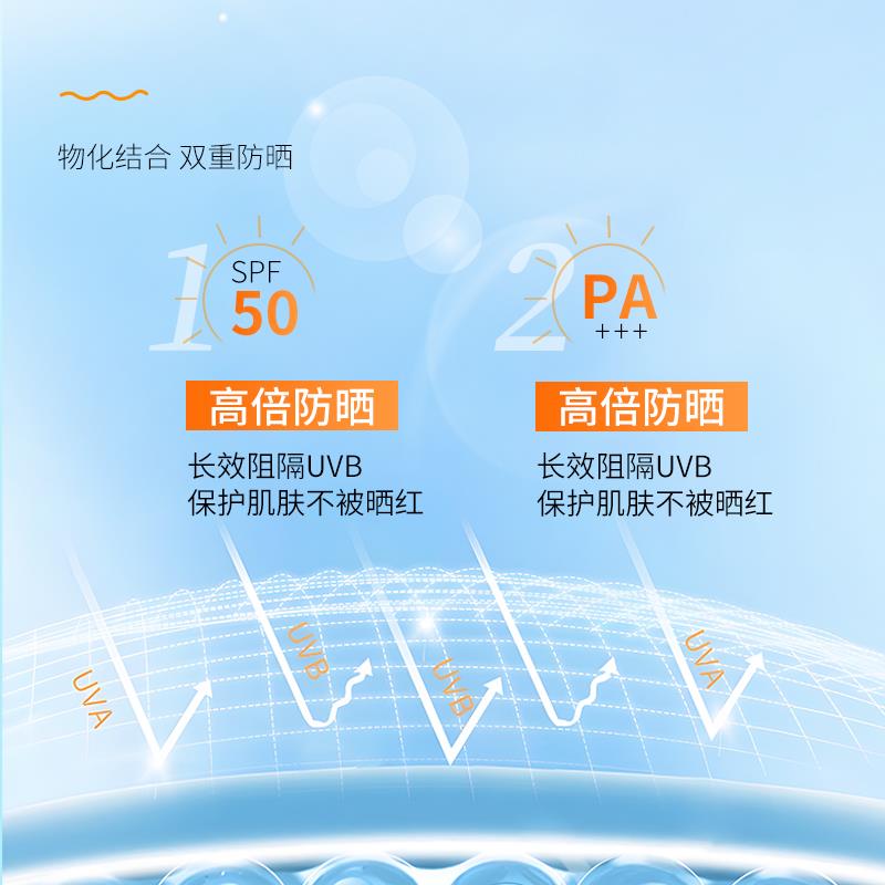 防晒喷雾清爽隔离紫外线防水防汗全身防晒霜SPF50+PA+++