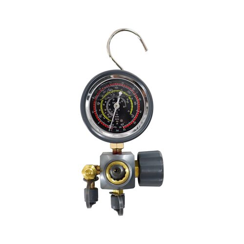 赛衡自带排气冷媒加氟表高压低压加液压力表R22R410aR32加氟表组 - 图3