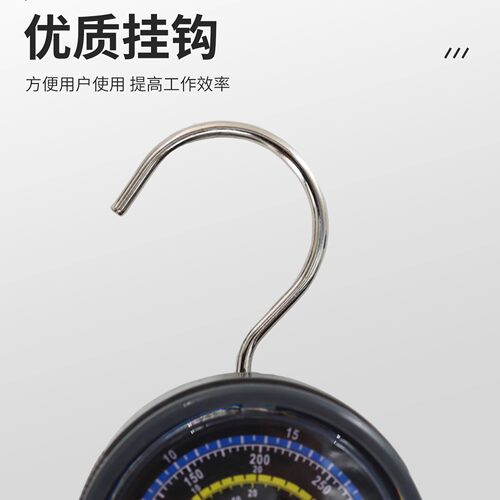 赛衡自带排气冷媒加氟表高压低压加液压力表R22R410aR32加氟表组 - 图1