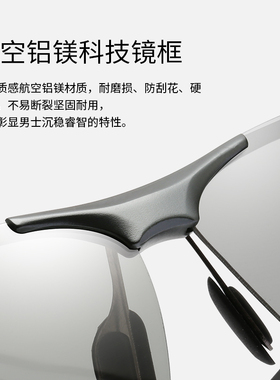 德国智能变光两用变色钓鱼眼镜