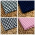 Cao cấp Mỹ houndstooth sofa vải kẻ sọc vải cotton vải quần áo gối mềm túi đệm đặt hướng dẫn sử dụng - Vải vải tự làm