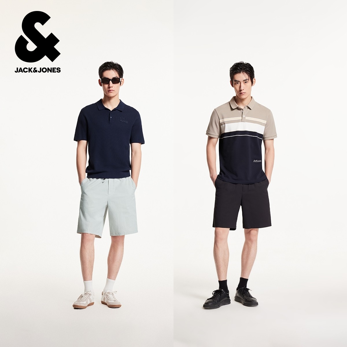 绫致杰克琼斯夏季潮百搭时尚通勤风字母刺绣宽松短裤五分裤男,淘宝优惠券,粉丝福利购,淘宝优惠卷