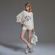 Lingzhi SEASONHIGH NFL ຮ່ວມ Kansas City Chiefs ແມ່ຍິງດູໃບໄມ້ລົ່ນ sweater knitted sweater ວ່າງເປົ່າຮູ