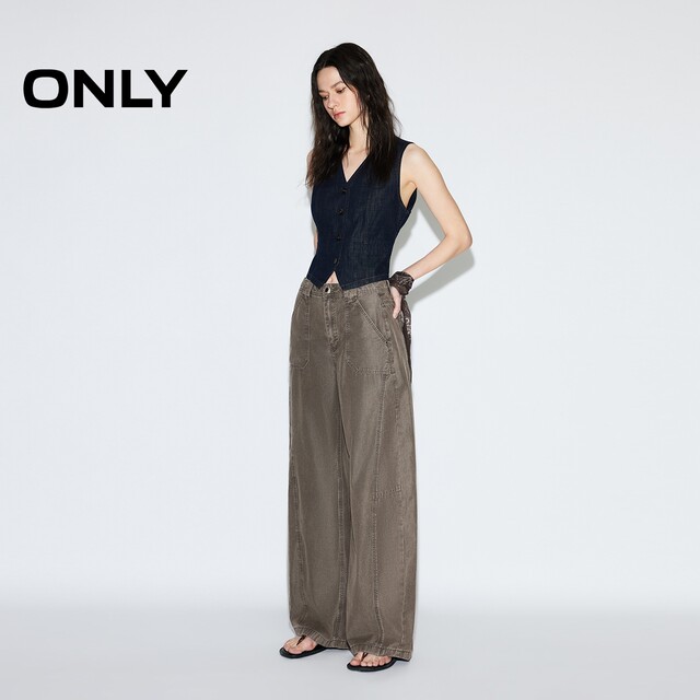 Lingzhi ONLY2026 ຮູບແບບ summer ໃຫມ່ແບບງ່າຍດາຍ slim scimitar ຕັດ pants ກ້ວຍບາດເຈັບແລະ pants ສໍາລັບແມ່ຍິງ