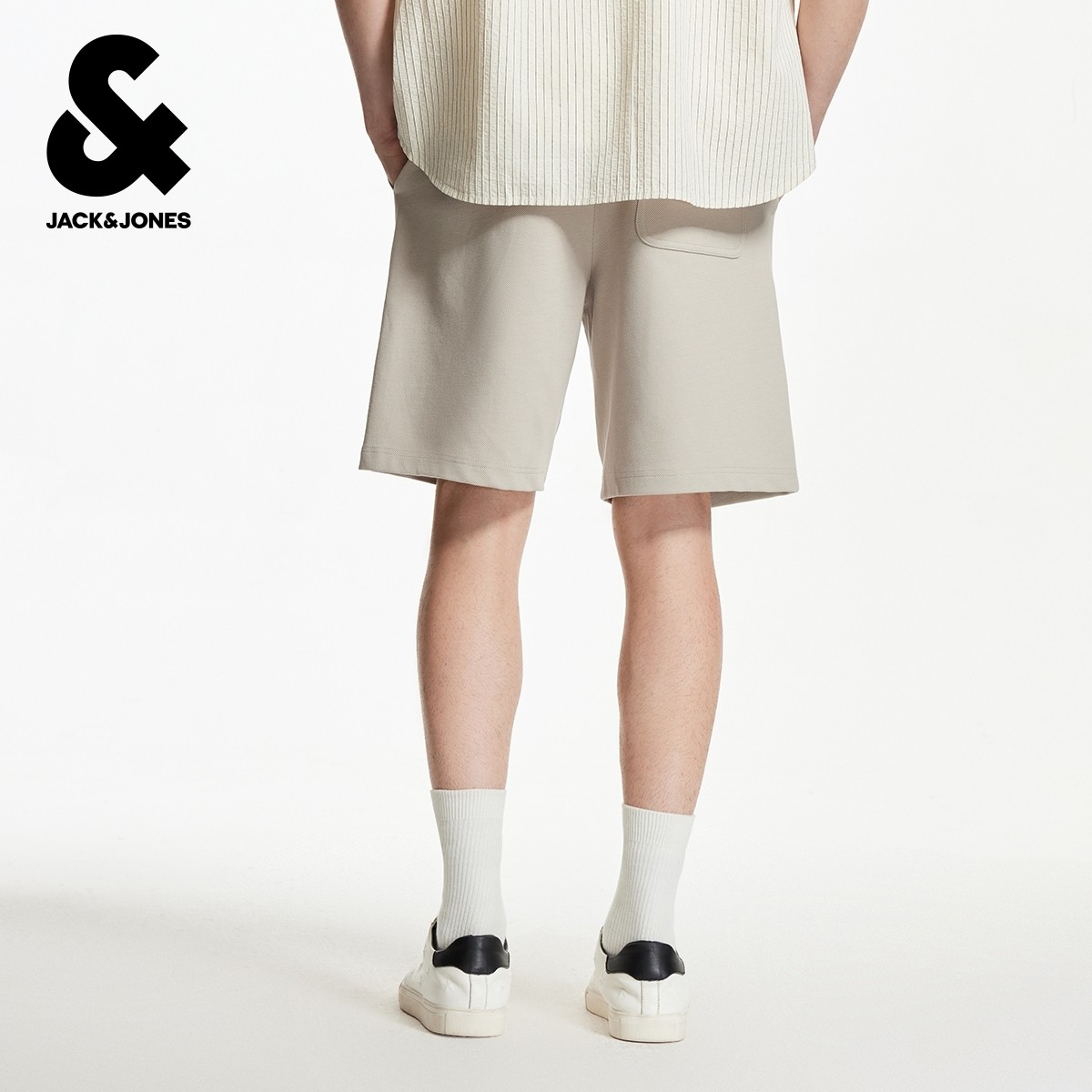 绫致杰克琼斯秋冬男装短裤舒适百搭日常休闲宽松质感刺绣裤子,淘宝优惠券,粉丝福利购,淘宝优惠卷