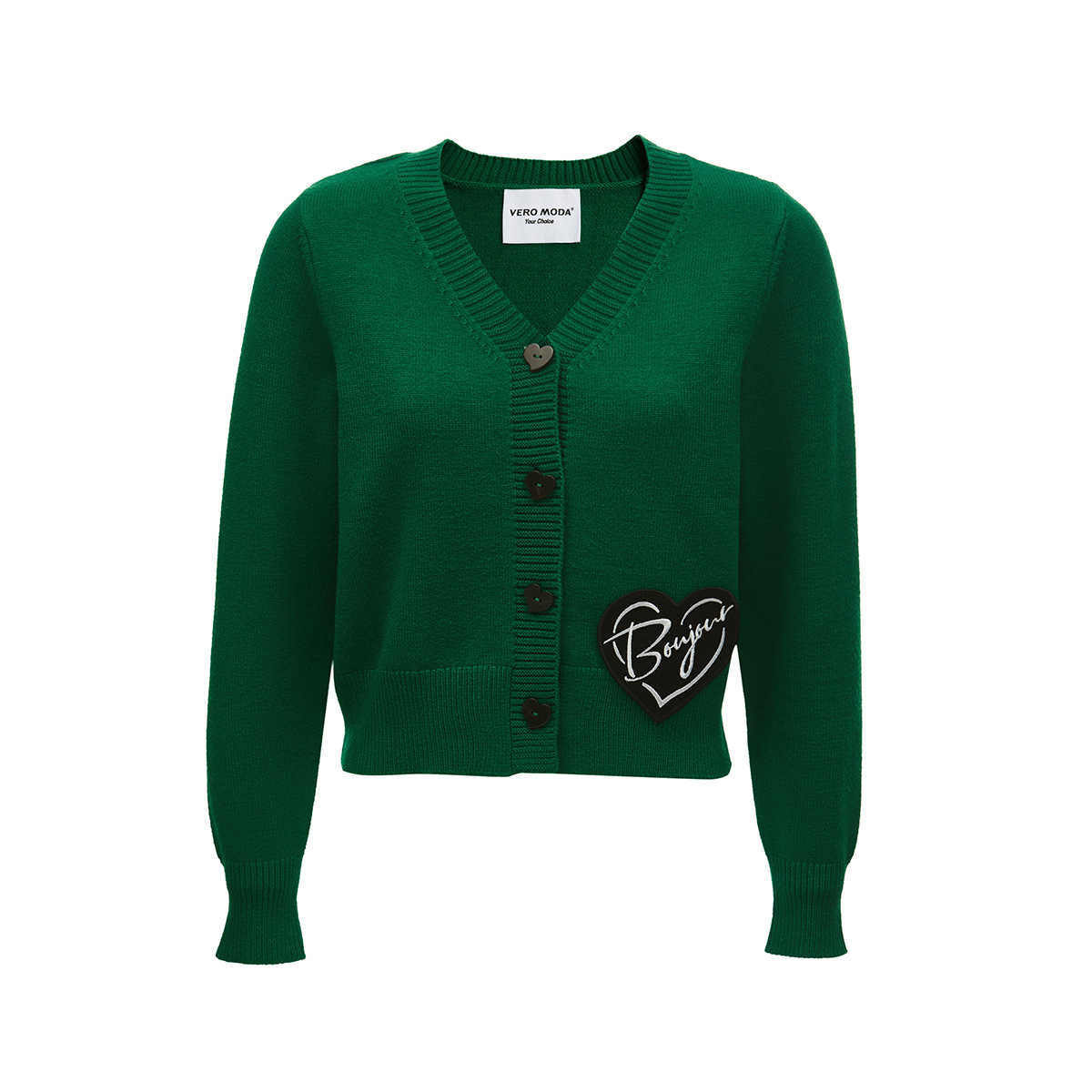 绫致复古慵懒针织开衫