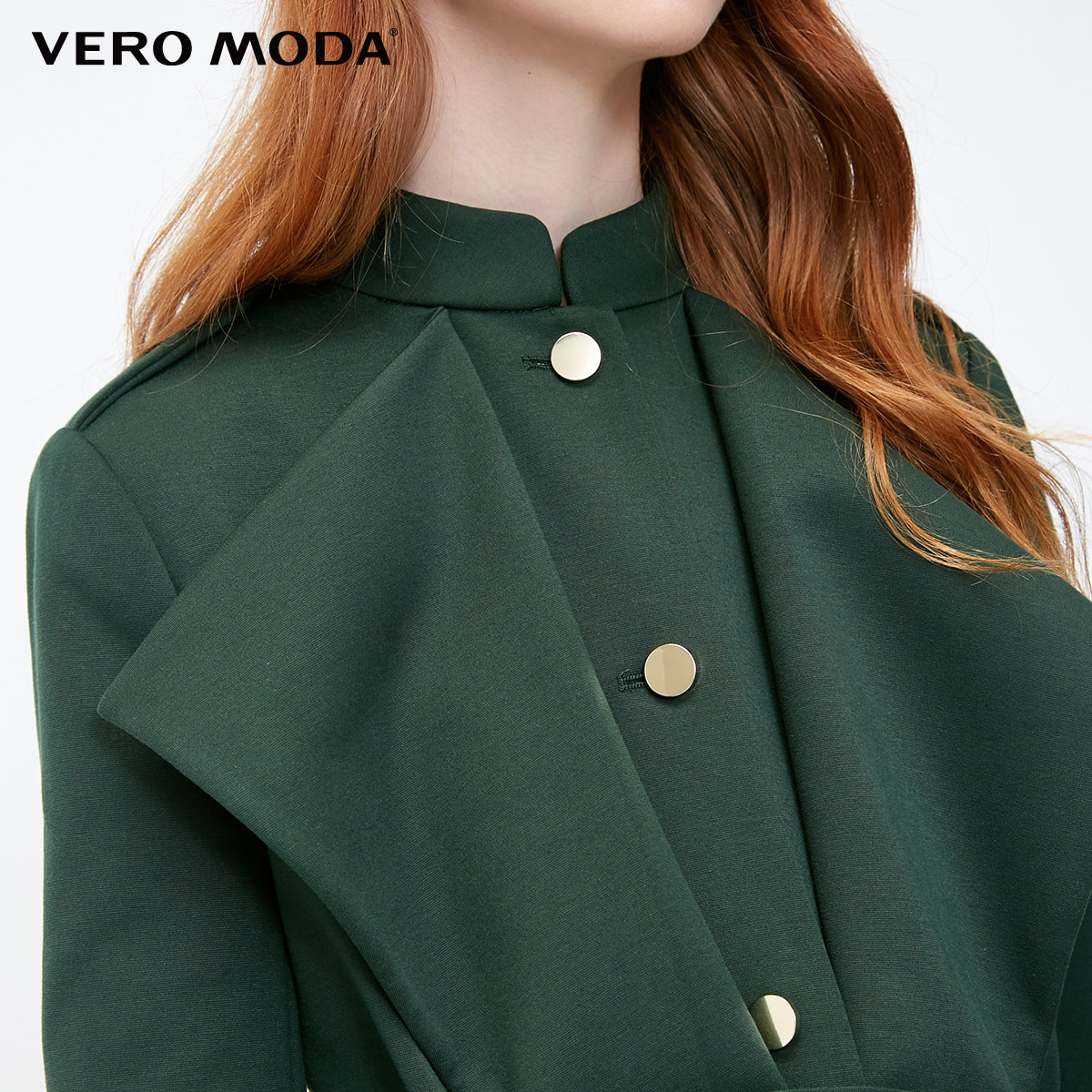 318421501 秋季新款氣質假兩件系扣翻領大衣外套女 Moda Vero 聚 318421501 秋季新款氣質假兩件系扣翻領大衣外套女 Moda Vero 聚