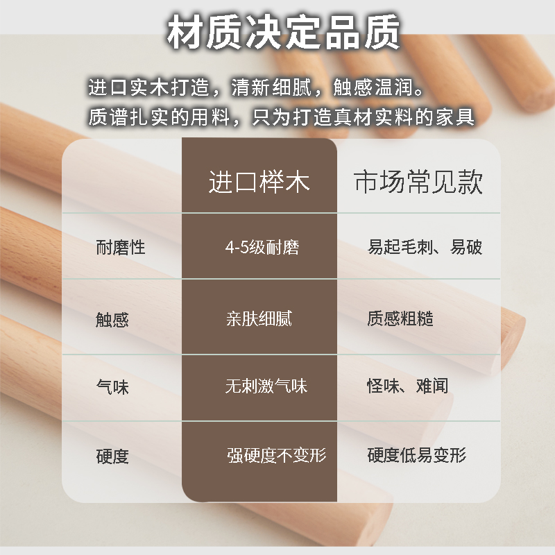 实木落地衣帽架卧室创意置物架简约现代榉木成人挂衣架立式衣架