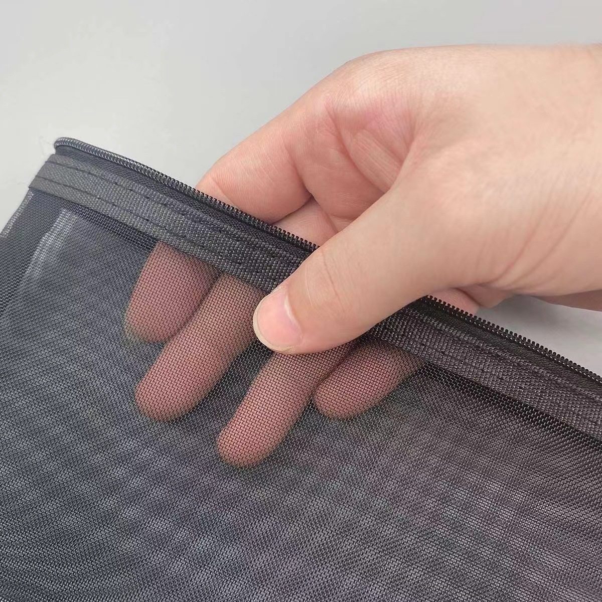 网纱透明拉链文具袋笔袋粉红兔拉环袋学习用品防水档案资料袋卡通,淘宝优惠券,粉丝福利购,淘宝优惠卷