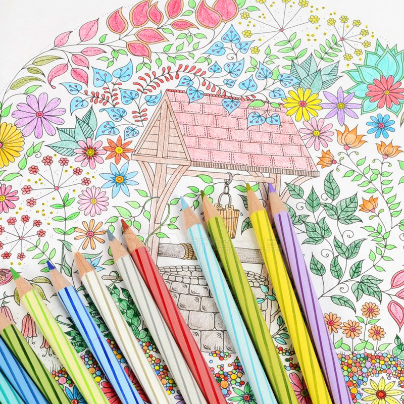 德国施德楼137C 48色学生绘画 涂鸦填色 水溶性彩色铅笔 水溶彩铅 - 图3