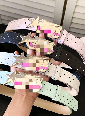 韩系波点星星皮带腰带辣妹装饰品
