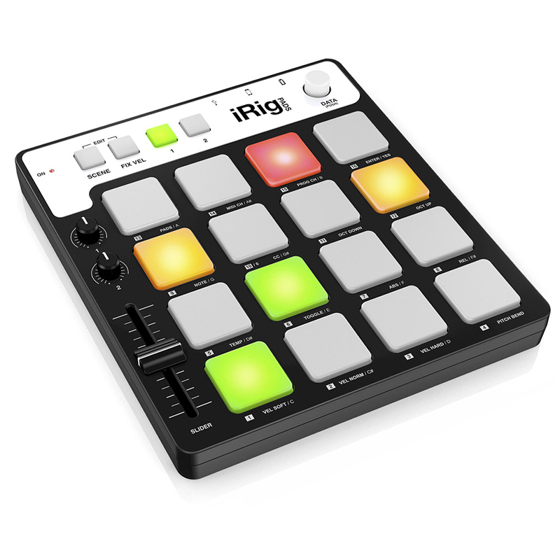 【野雅绫】IK Multimedia iRig Pads 多彩MIDI打击垫控制器 - 图3