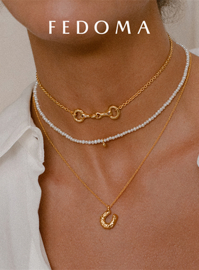 fedoma 官方 Juny Breeze Hope 法式复古项链
