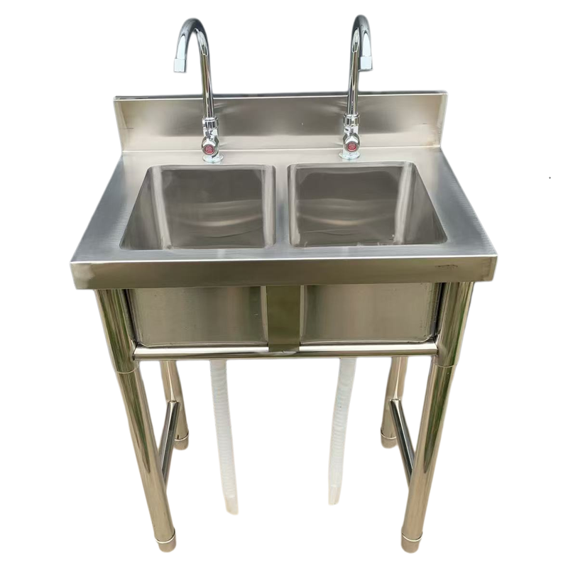 不锈钢商用两连池洗菜盆双盘洗碗池小号双槽水池双眼检查双星平台,淘宝优惠券,粉丝福利购,淘宝优惠卷