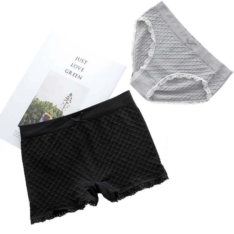 女士三角防走光夏性感纯棉安全裤 韵味服饰内裤