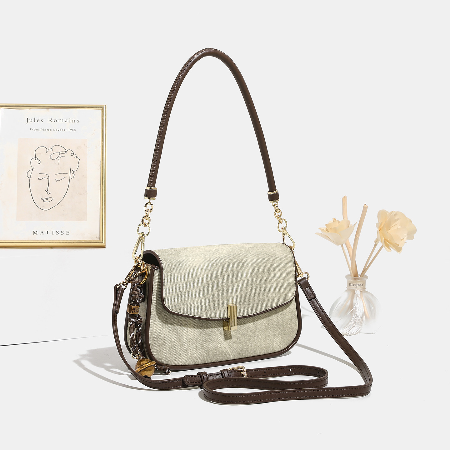 香港品牌轻奢复古单肩包包女2026新款通勤斜挎包高级感百搭腋下包,淘宝优惠券,粉丝福利购,淘宝优惠卷