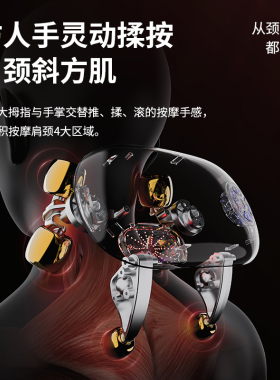 松盛智能语音加热颈椎按摩枕