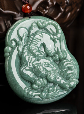 绿色翡翠福瑞堂玉石挂件