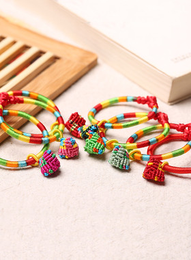 diy编织端午节儿童手工链