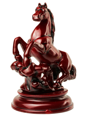 牛年生肖吉祥物仿红木办公室骏马