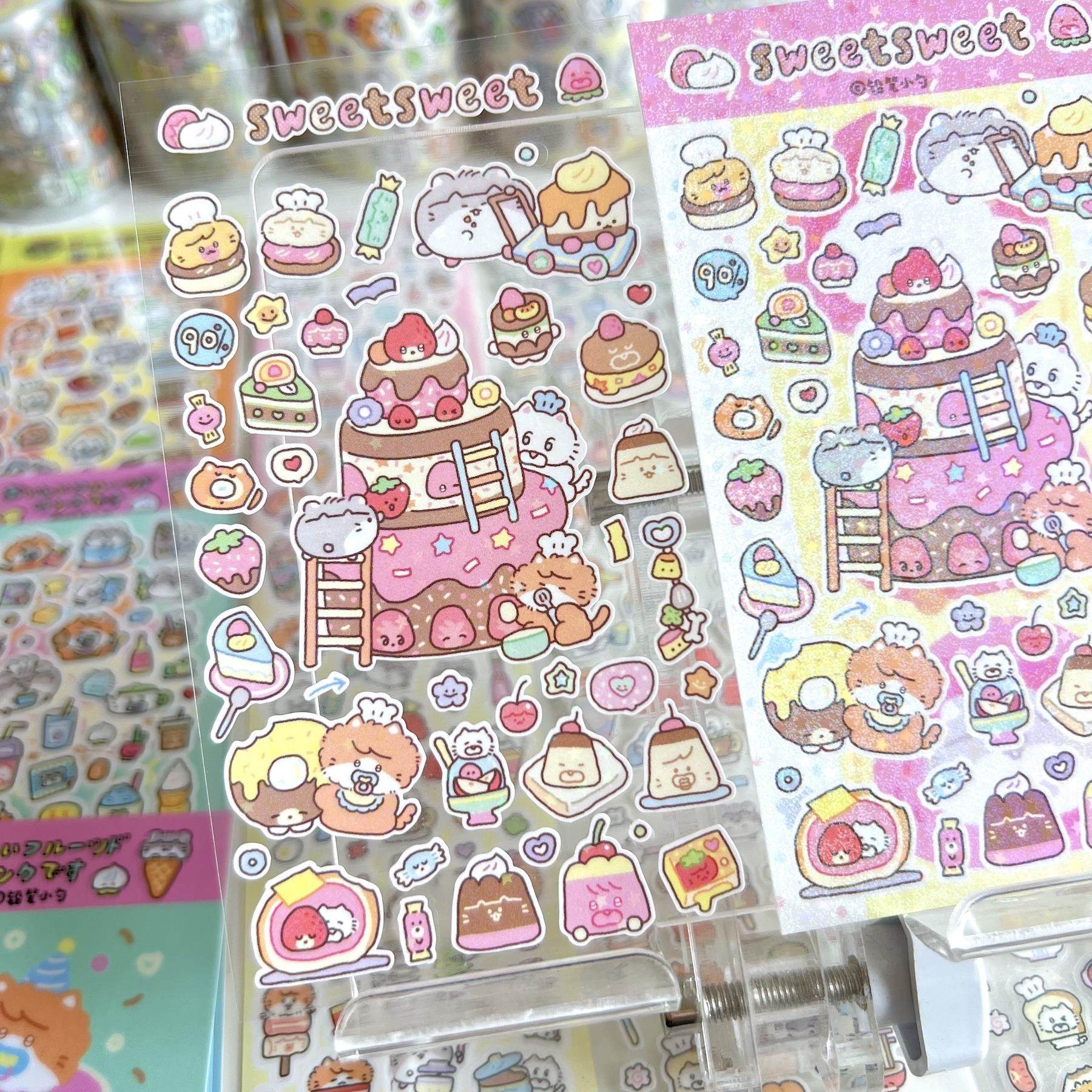 铅笔小勺大食堂系列可爱吃吃喝喝咕卡手帐贴纸卷切膜胶带小元素贴,淘宝优惠券,粉丝福利购,淘宝优惠卷