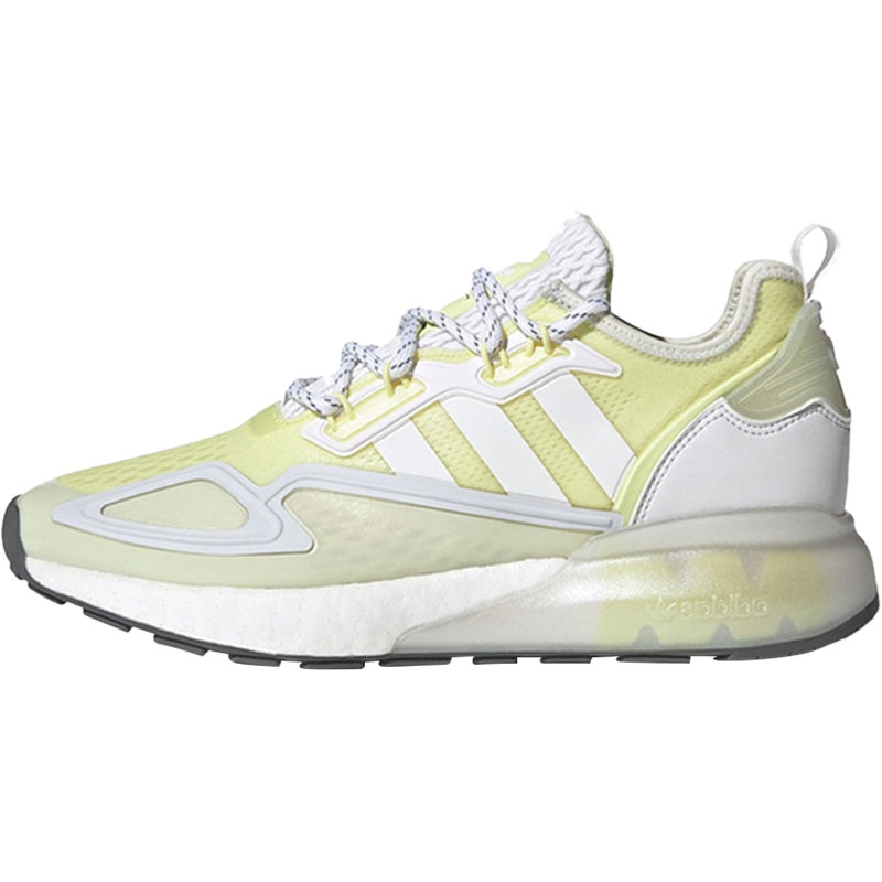 adidas三叶草女鞋ZX 2K BOOST 回弹缓震透气运动休闲跑步鞋GX2711