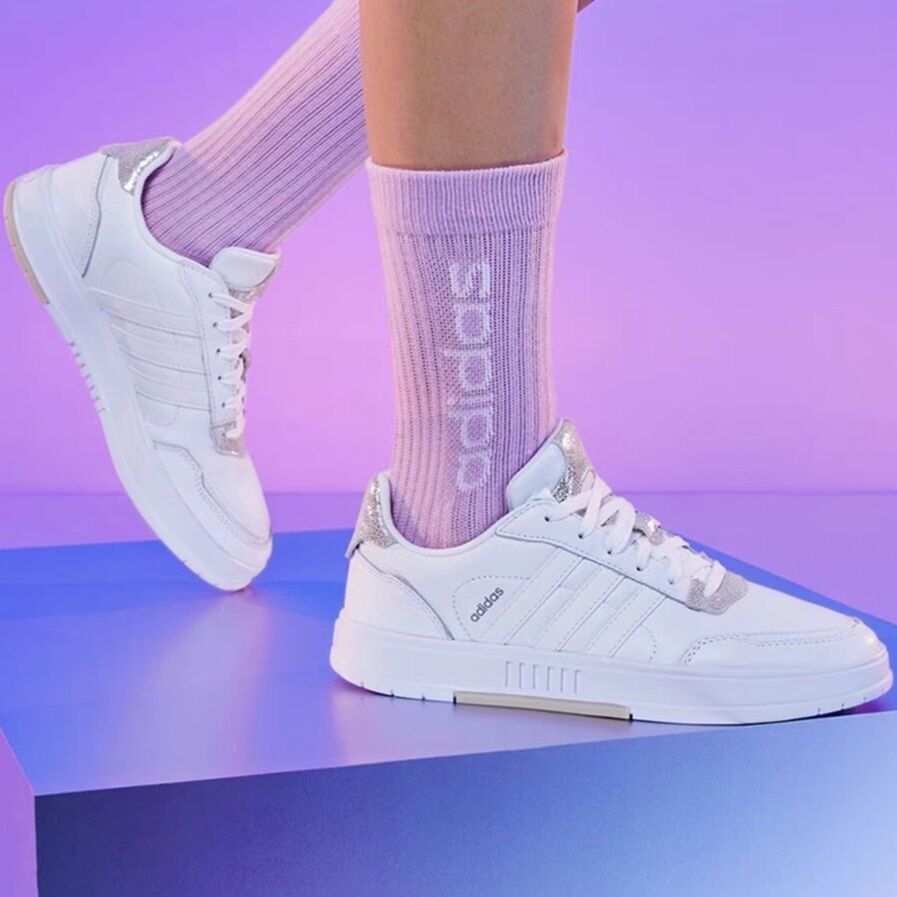 阿迪达斯正品运动鞋NEO女鞋Adidas秋冬小白鞋低帮板鞋 FY8660