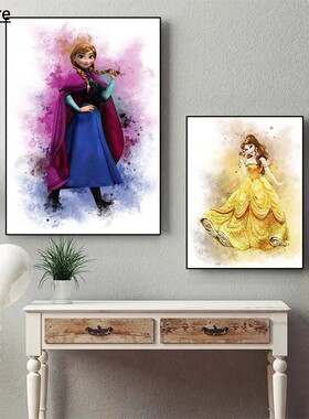 MINISO Nordic Princess Canvas Art Paintings Wall Art Poster