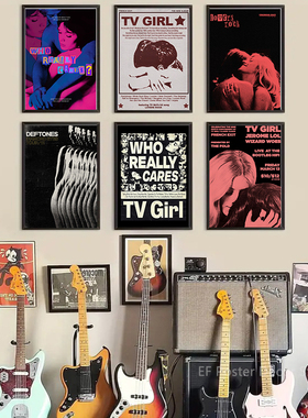TV Girl Poster Aesthetic Prints Lovers Rock Art Print Poster
