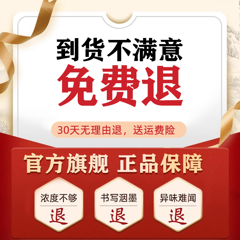 书画墨汁国画书法专用初学者文房四宝毛笔墨水学生书画套装1000g - 图0