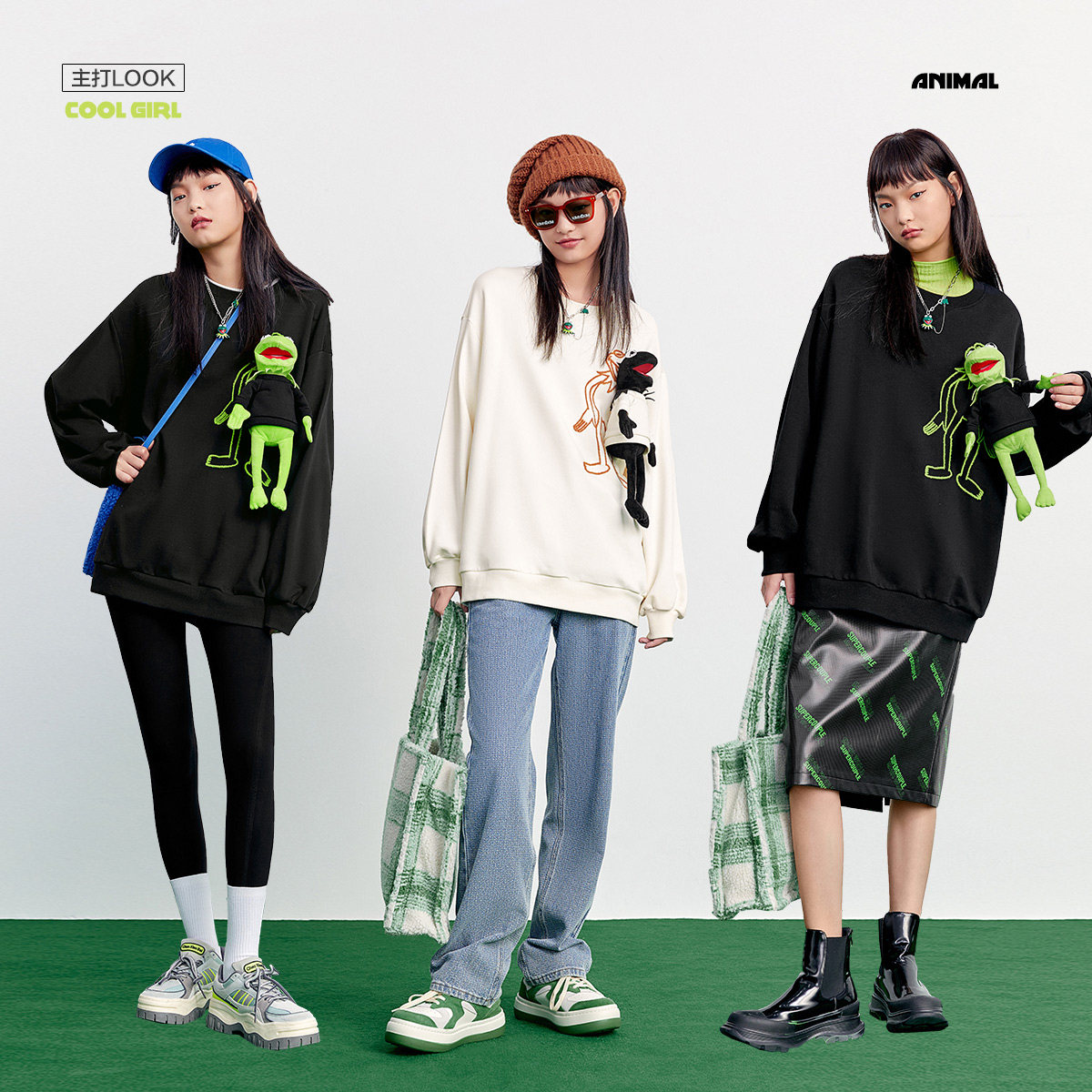  太平鸟喜之乐卫衣/绒衫