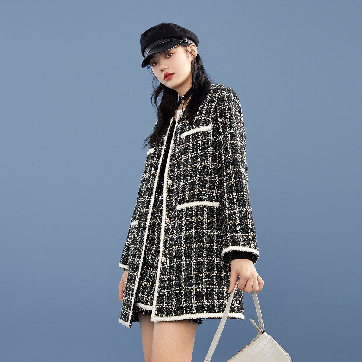  太平鸟毛呢外套