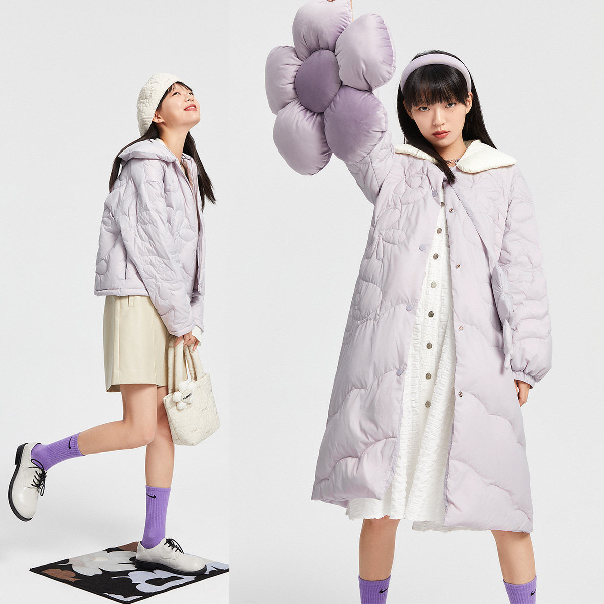 太平鸟零压轻薄短款新款基础羽绒服 太平鸟广仁羽绒服