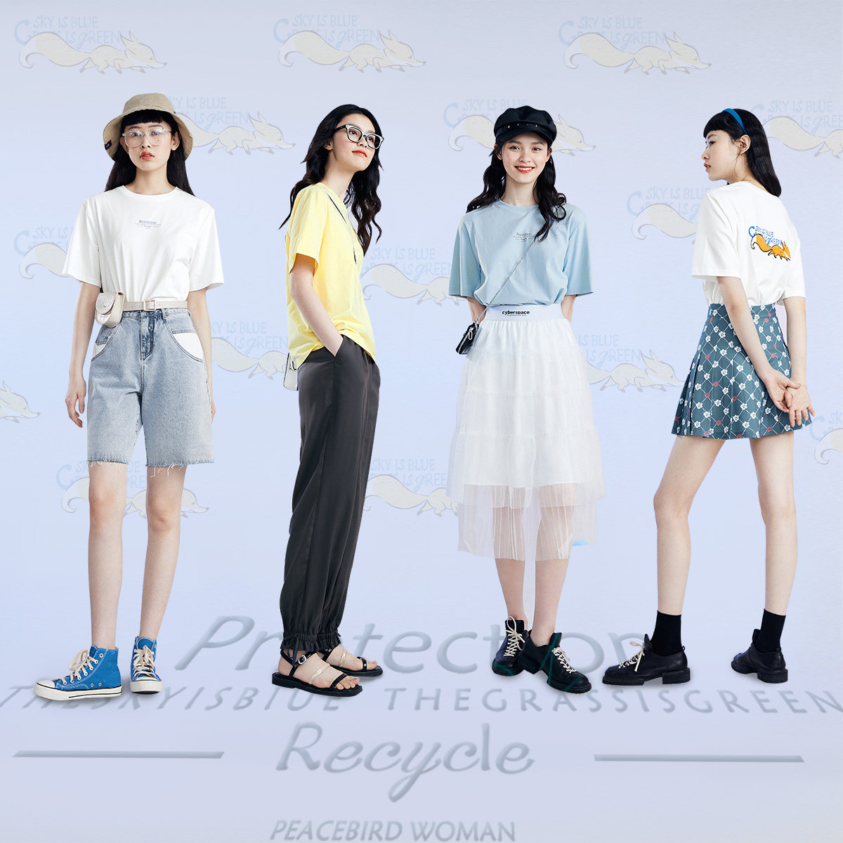 太平鸟女装短袖2020夏季新款t恤 太平鸟普埃拉T恤