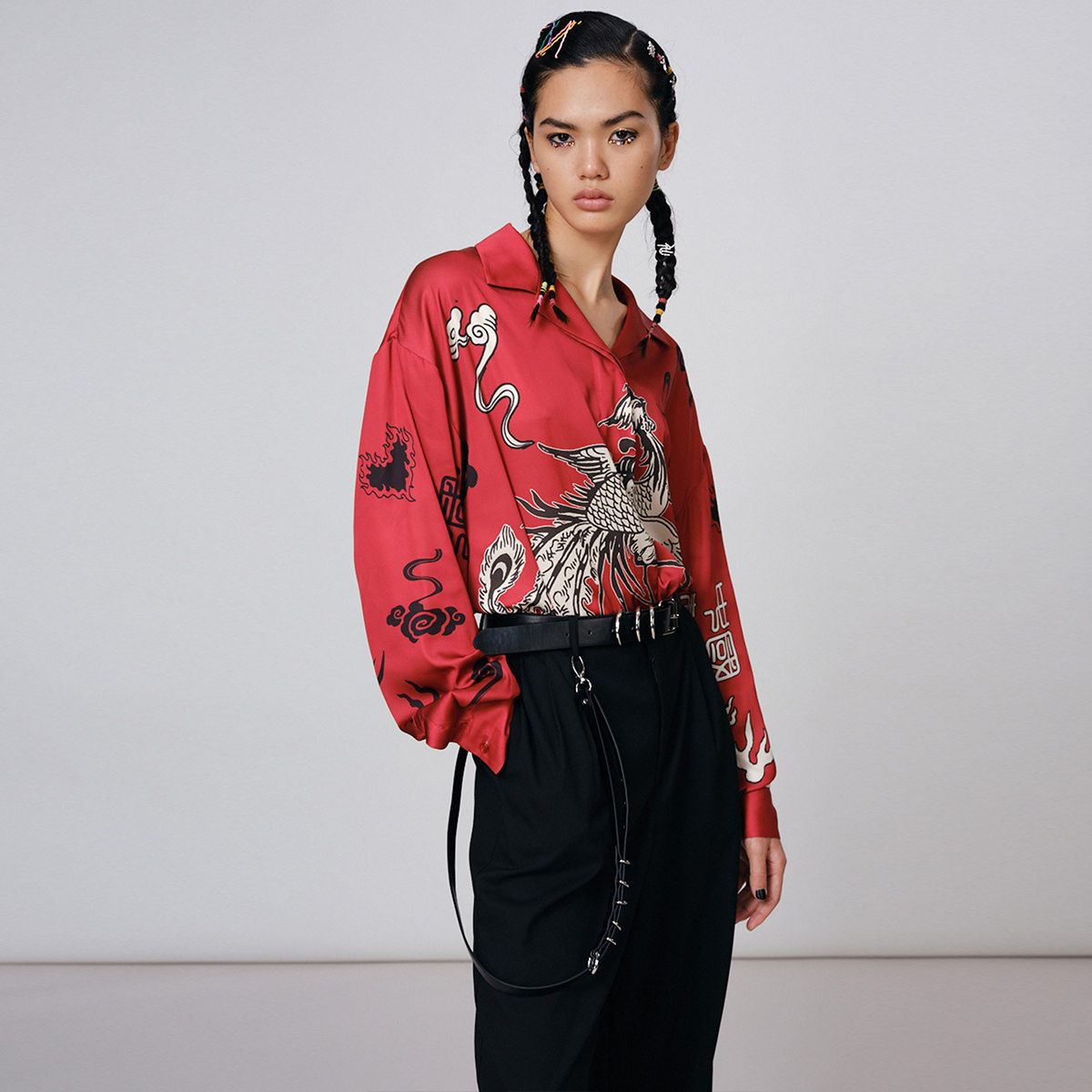 【商场同款】太平鸟2020春新款衬衫 太平鸟衬衫