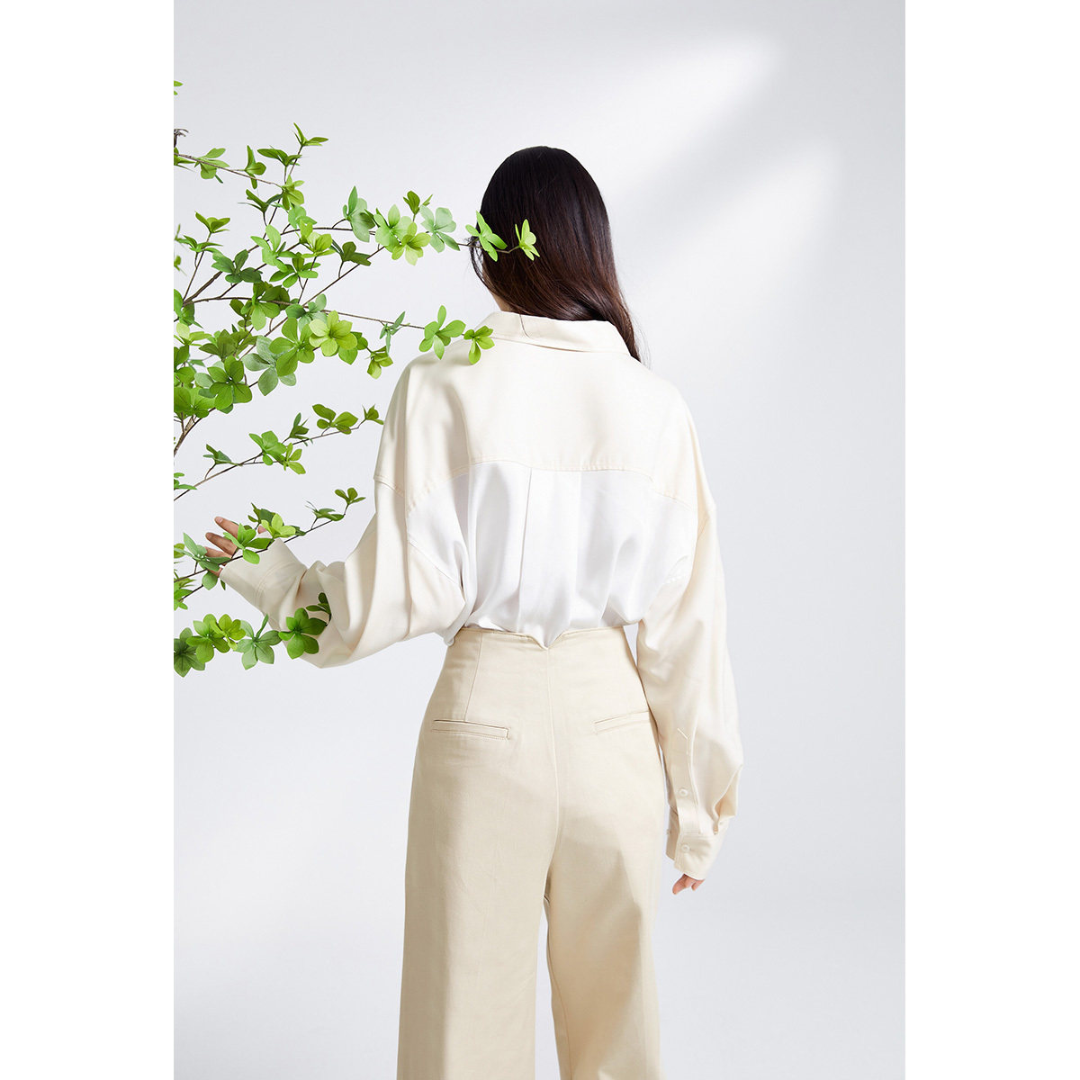 太平鸟高腰2020秋季新款斯文休闲裤 太平鸟喜之乐休闲裤