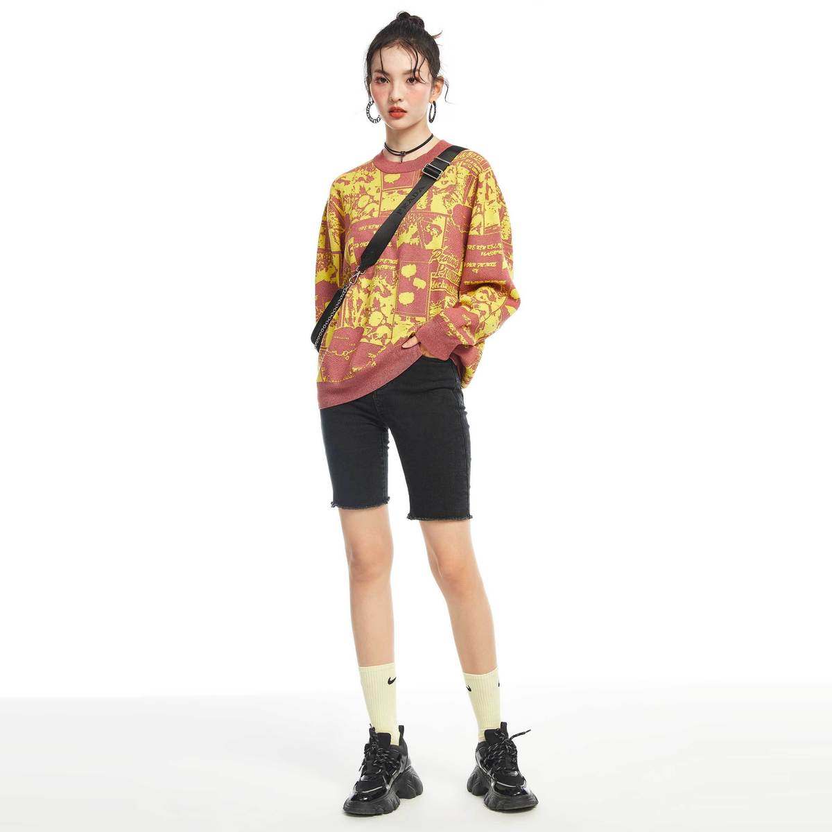 【商场同款】太平鸟主题针织2020卫衣 太平鸟广仁毛针织衫