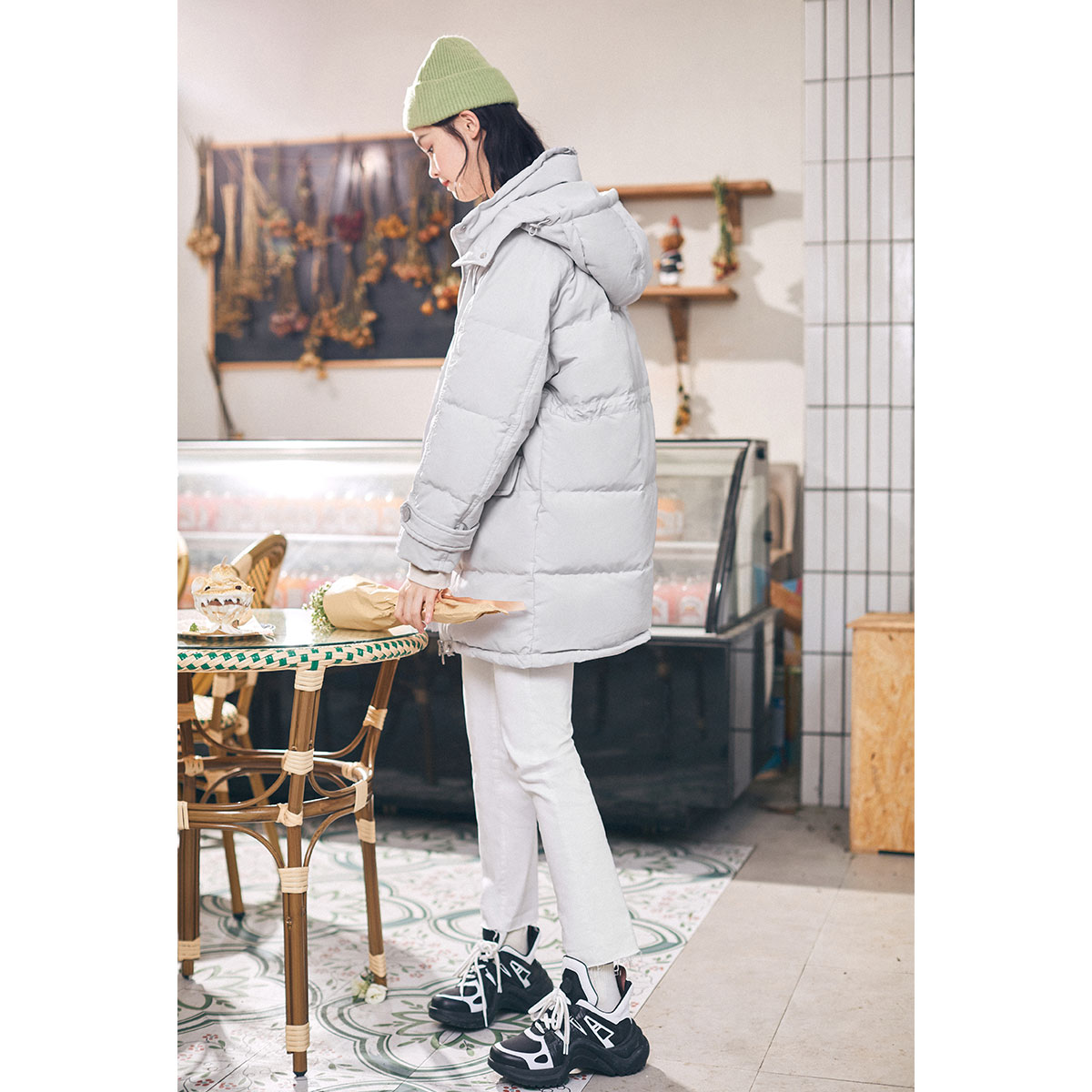 【专柜价1699】太平鸟女2021羽绒服 太平鸟广仁羽绒服