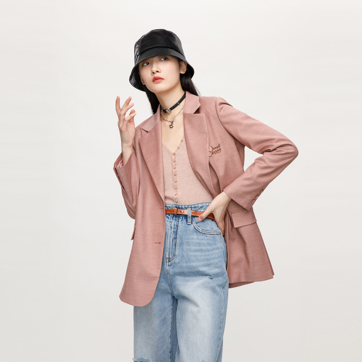 【商场同款】太平鸟2020秋季新款西装 太平鸟西装