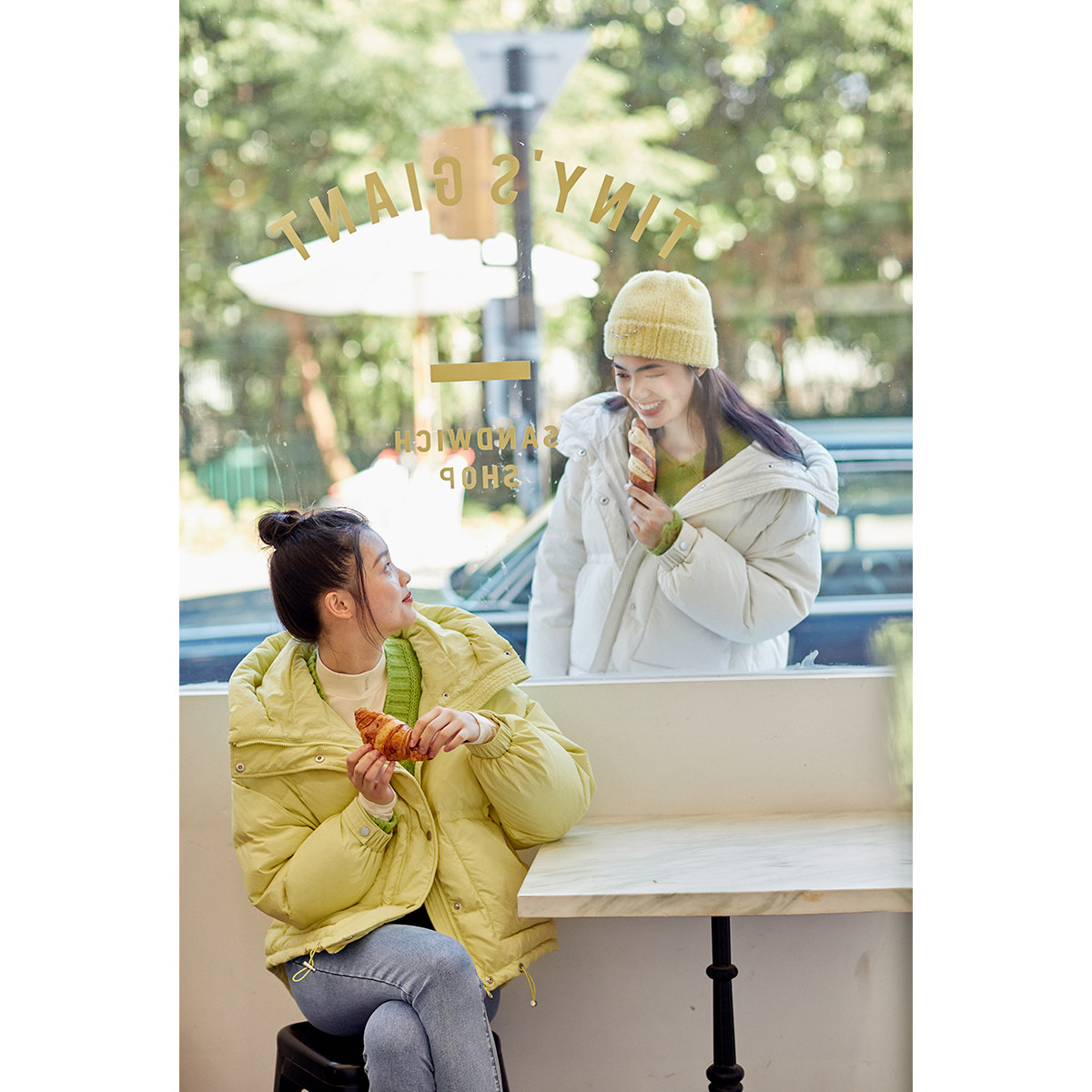 太平鸟短款面包服2020新款羽绒服 太平鸟羽绒服